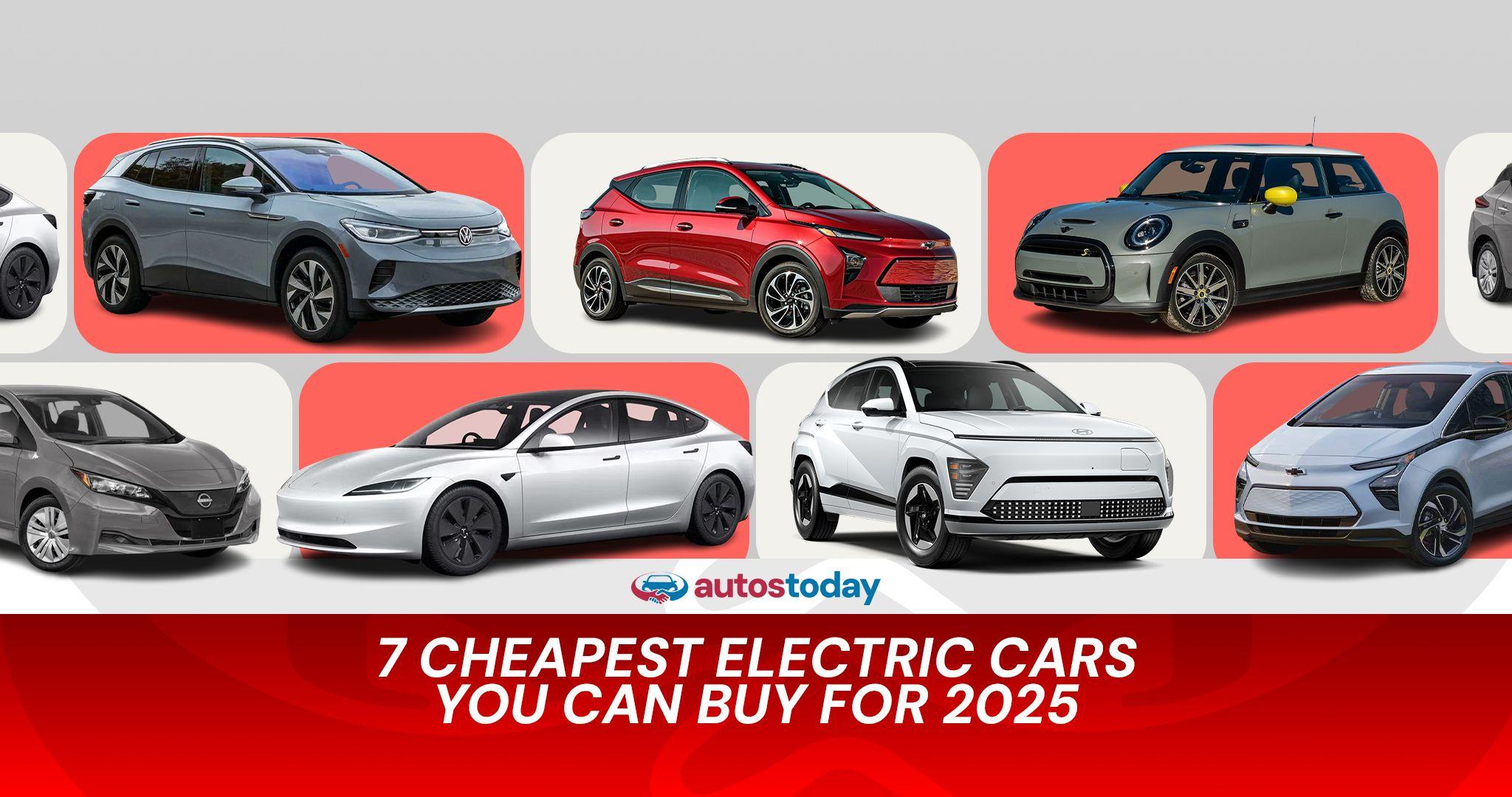 The Cheapest Electric Cars for 2025