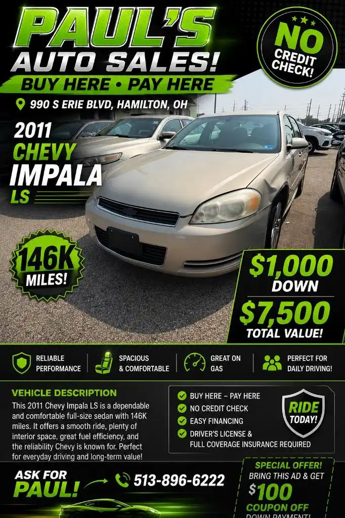 2011 Chevrolet Impala LS's photo