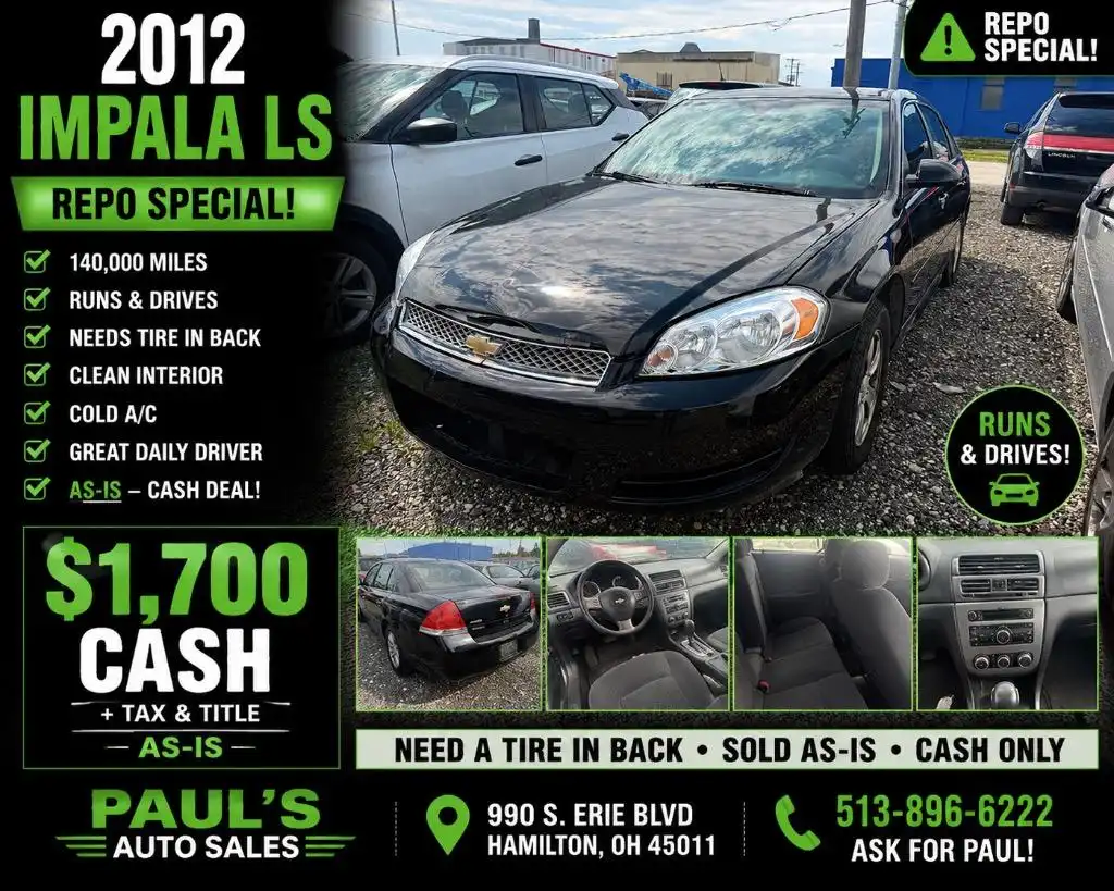 2012 Chevrolet Impala 1FL (Fleet)'s photo