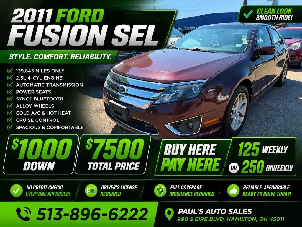 2011 Ford Fusion I-4 SEL's photo