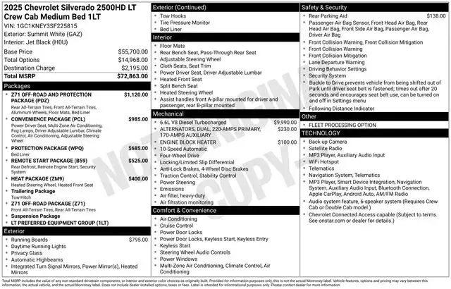 2025 Chevrolet Silverado HD LT 4WD Crew Cab Standard Box's photo