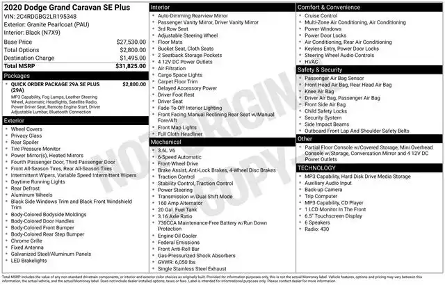2020 Dodge Grand Caravan SE Plus's photo