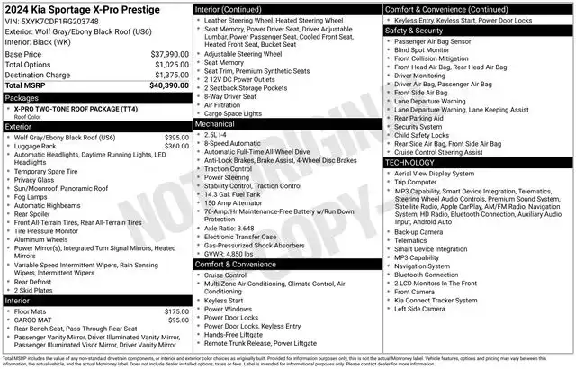 2024 Kia Sportage 2.5 X-Pro AWD Auto Prestige's photo