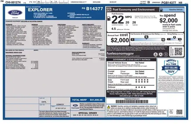 2023 Ford Explorer XLT 4WD's photo