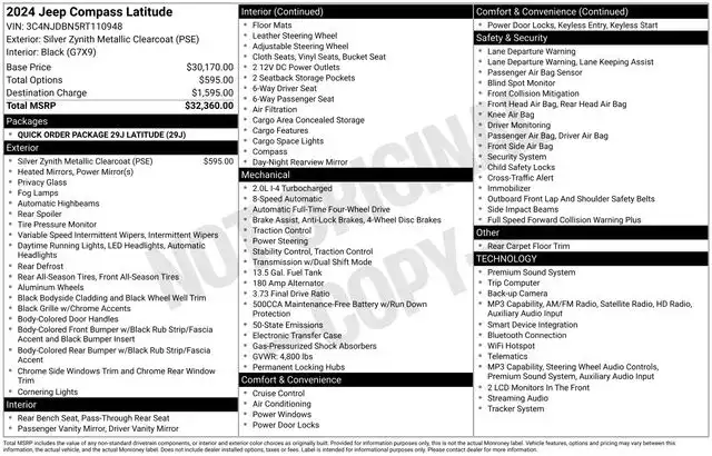 2024 Jeep Compass Latitude 4WD's photo
