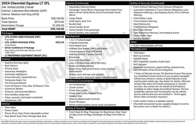 2024 Chevrolet Equinox 2FL's photo