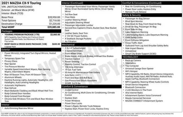 2021 Mazda CX-9 Touring FWD's photo