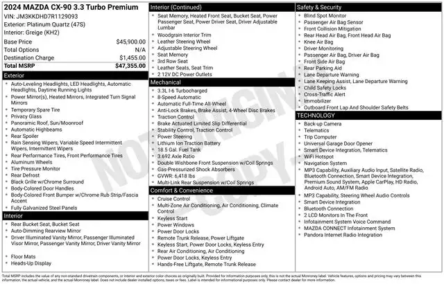 2024 Mazda CX-90 Turbo Premium Package's photo