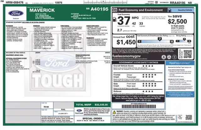 2024 Ford Maverick XLT FWD's photo