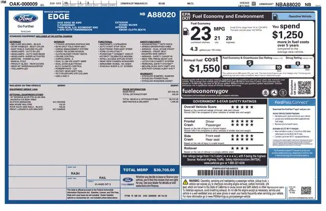 2022 Ford Edge SE AWD's photo