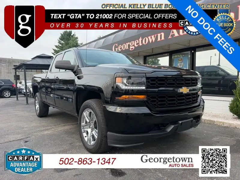 2019 Chevrolet Silverado 1500 Custom 4X4 Double Cab Std Box photo 1