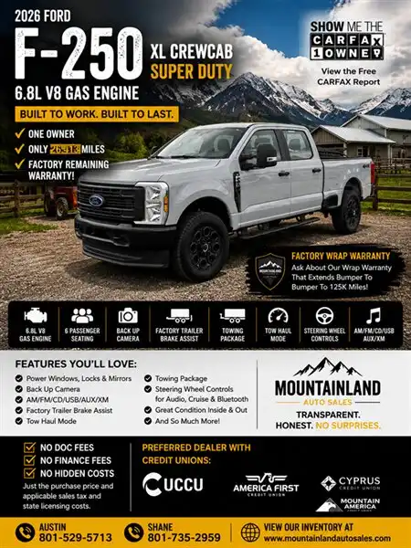 2026 Ford F-250 XL 4WD Crew Cab 8' Box's photo