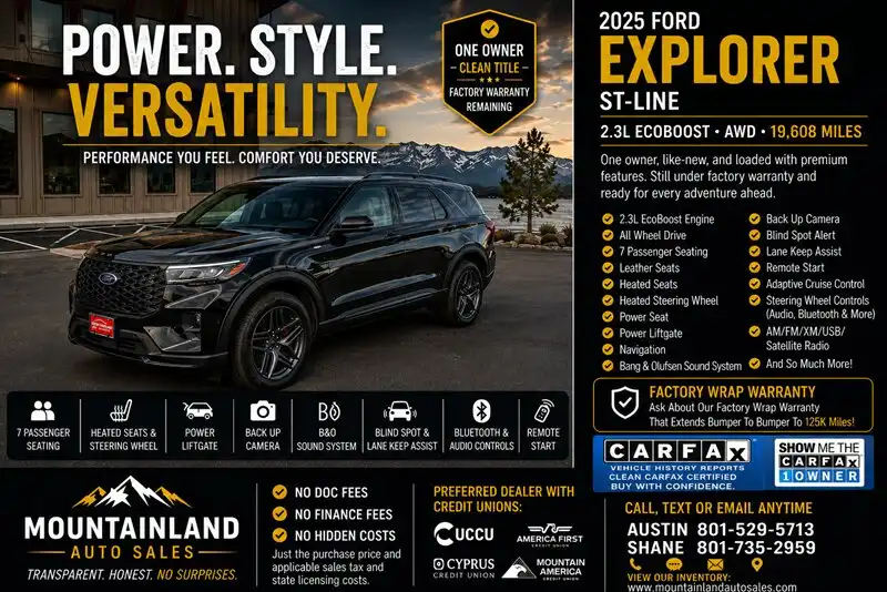 2025 Ford Explorer ST-LINE 4WD (PL535)'s photo