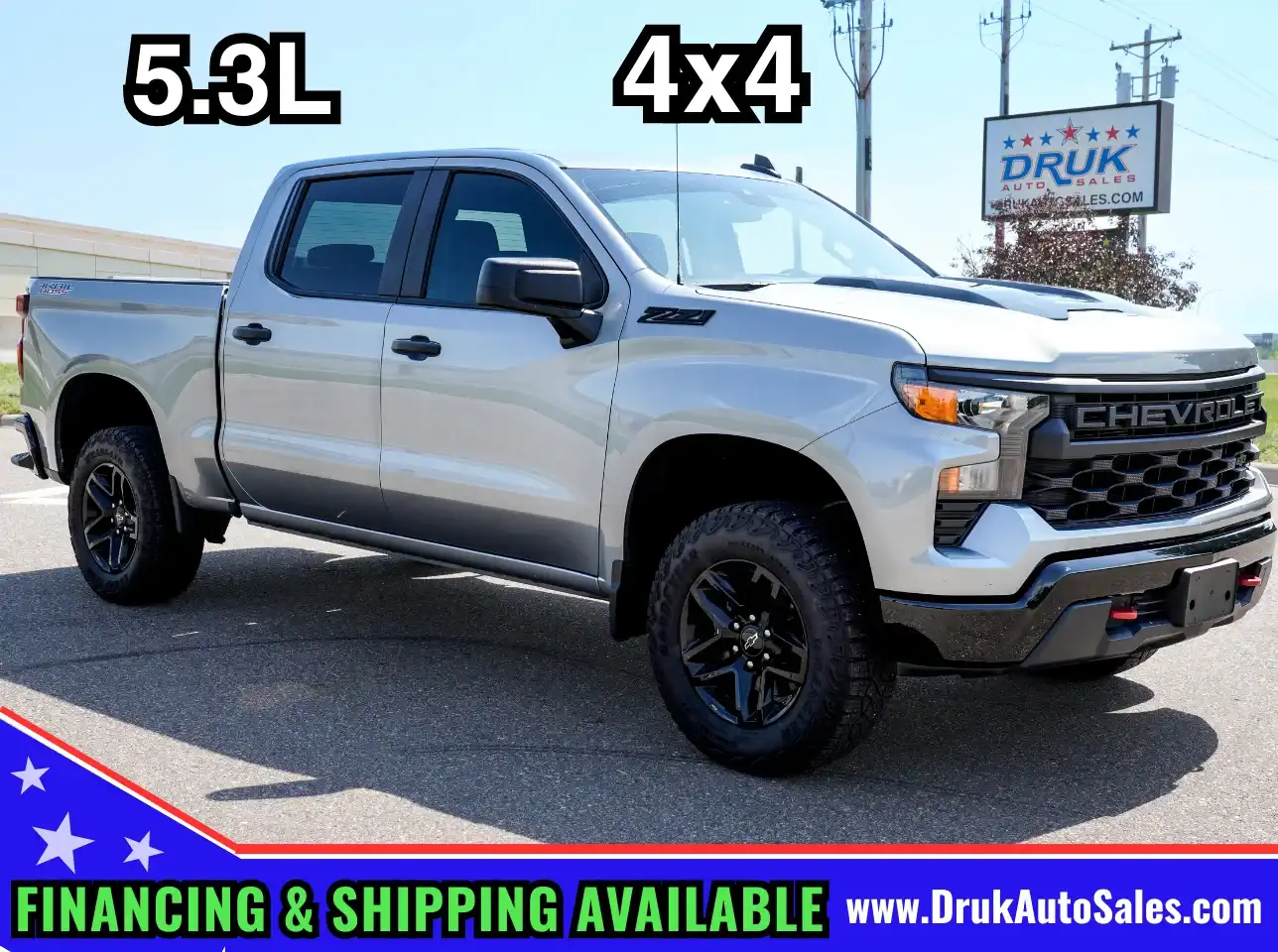 2024 Chevrolet Silverado 1500 Custom Trail Boss 4X4 Crew Cab Short Box's photo