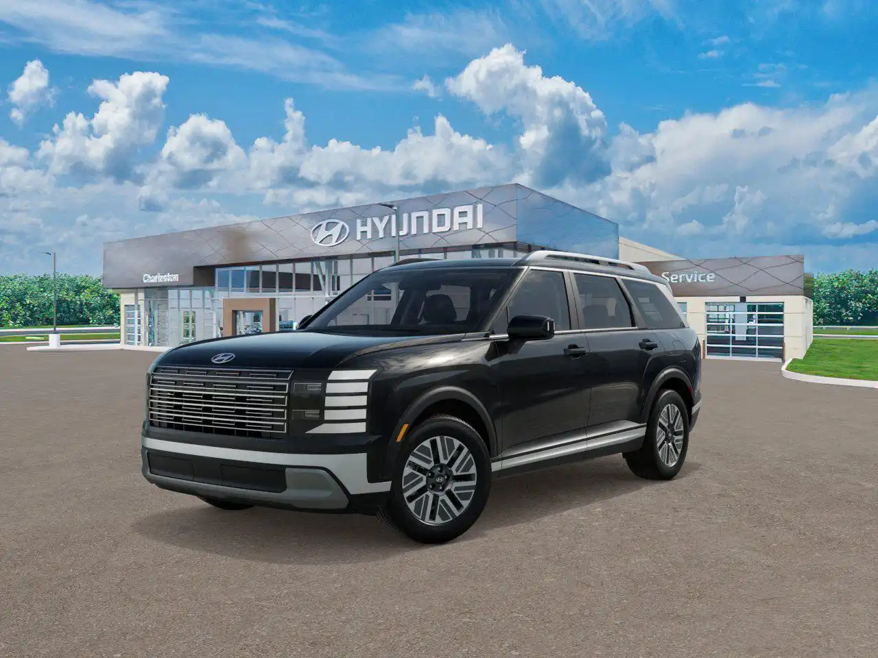 2027 Hyundai Palisade Blue SEL 7 Passenger Hybrid FWD's photo