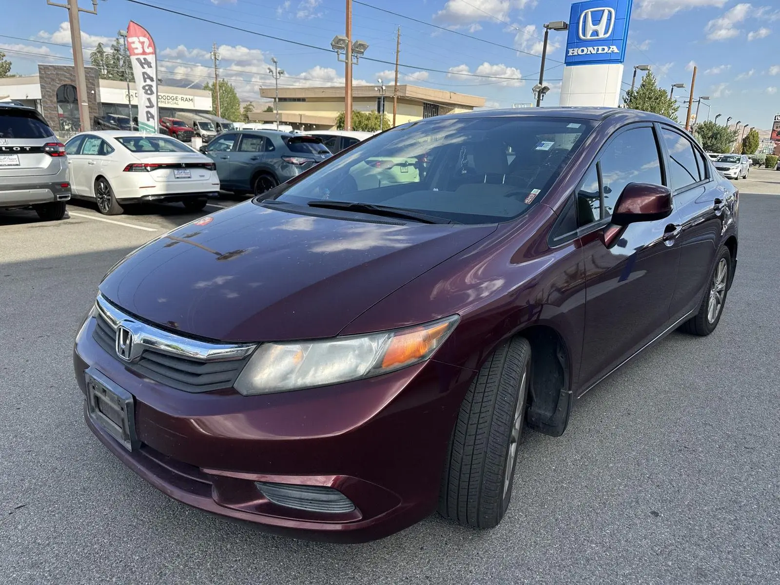 2012 Honda Civic EX Auto PZEV photo 3