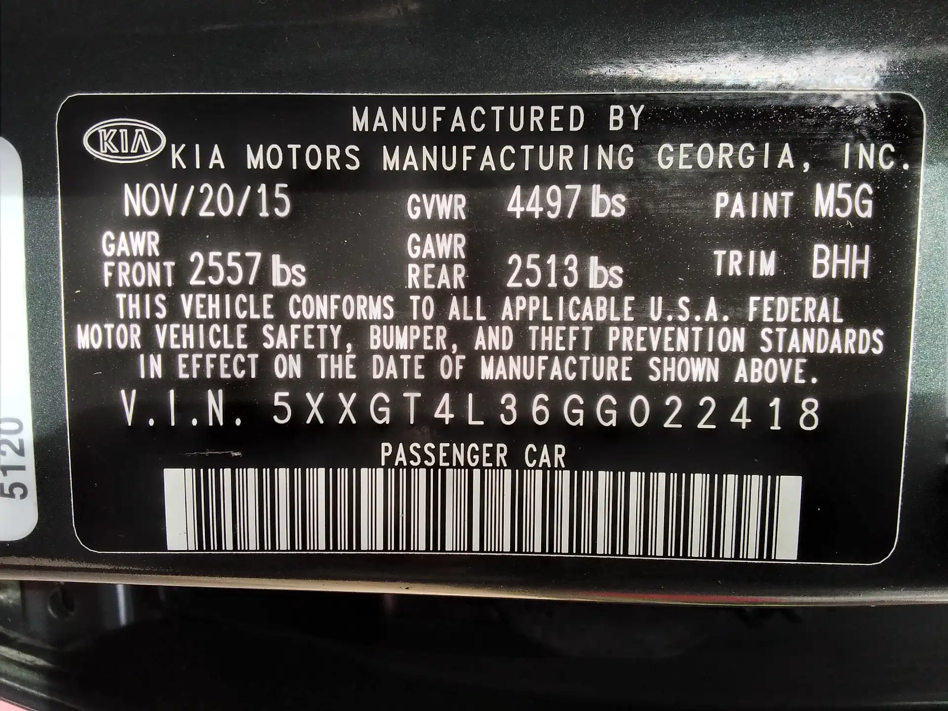 2016 Kia Optima LX AT's photo