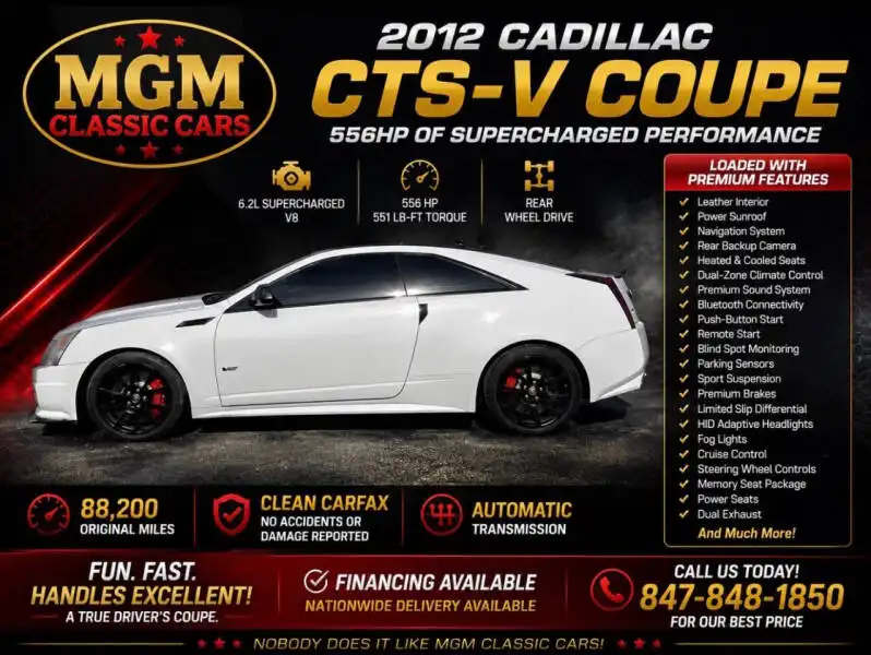 2012 Cadillac CTS-V V RWD's photo