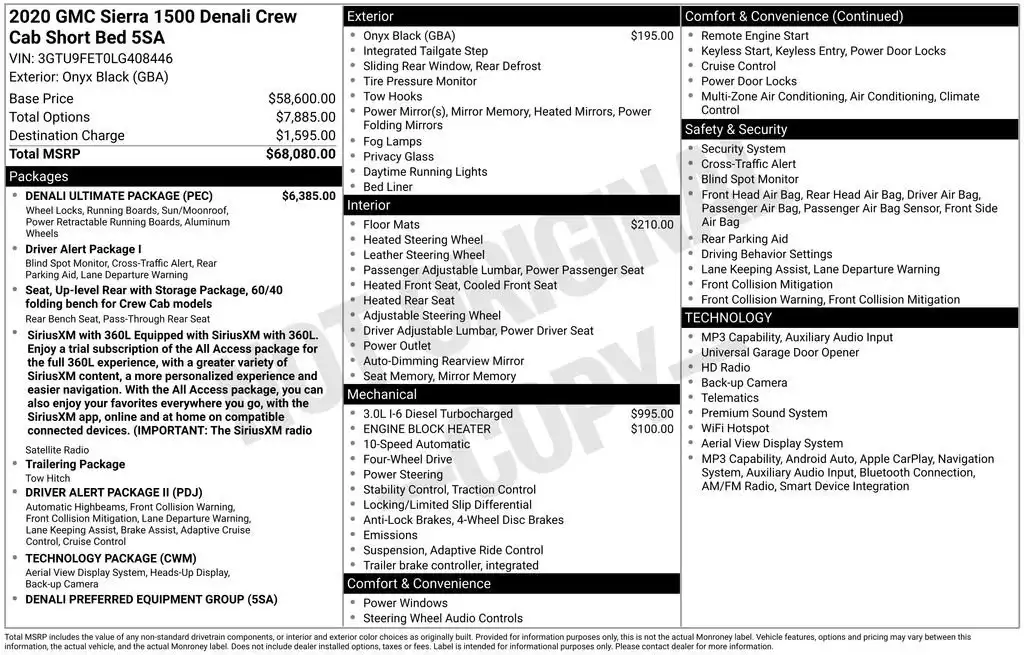 2020 GMC Sierra 4WD Crew Cab Short Box Denali's photo
