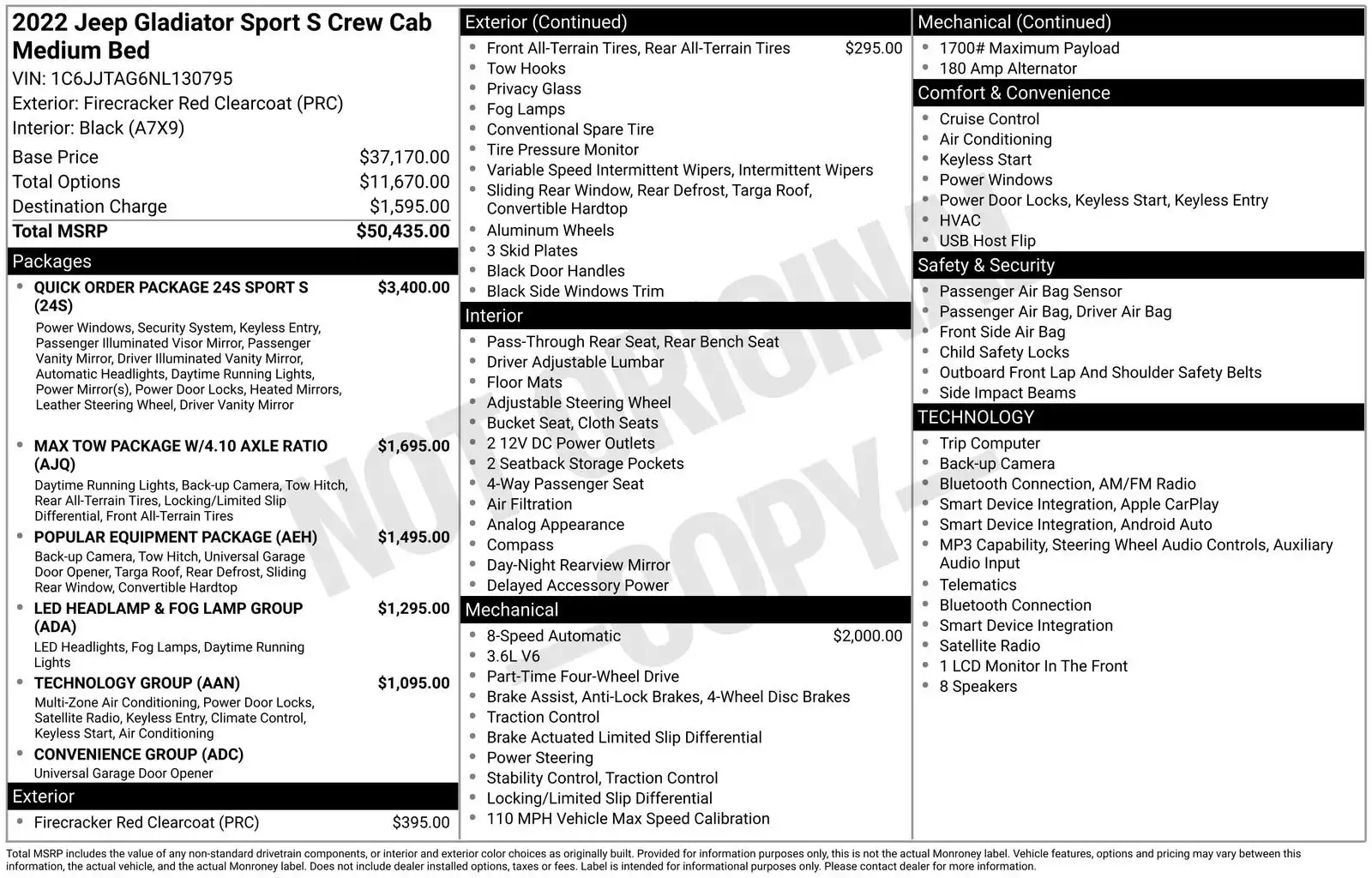 2022 Jeep Gladiator Sport S's photo