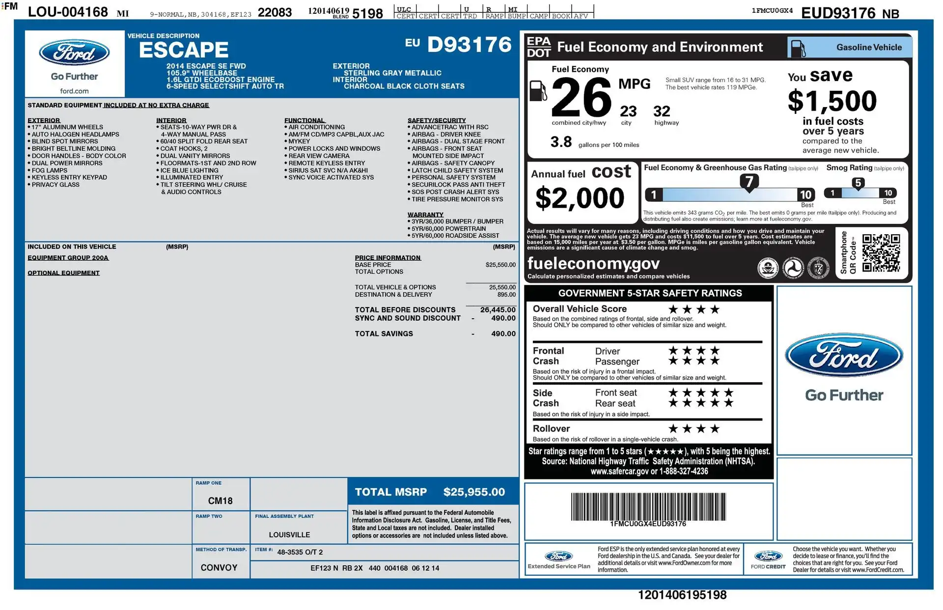 2014 Ford Escape SE's photo