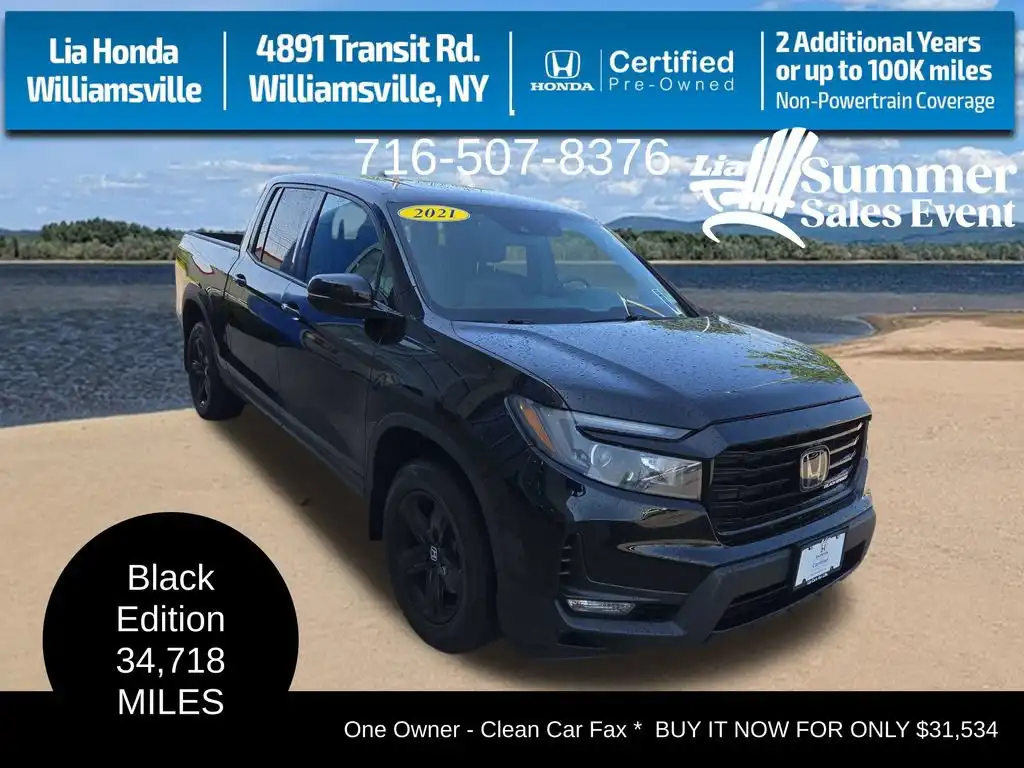 2021 Honda Ridgeline Black Edition's photo