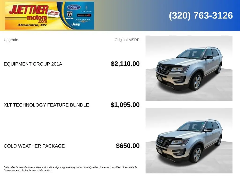 2017 Ford Explorer XLT 4WD photo 5