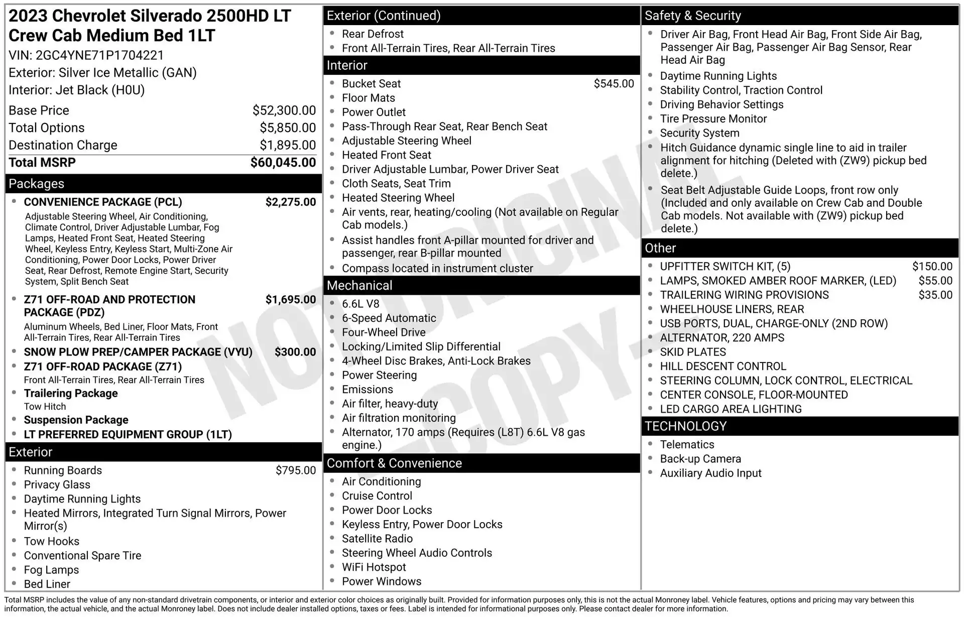2023 Chevrolet Silverado HD LT 4WD Crew Cab Long Box's photo