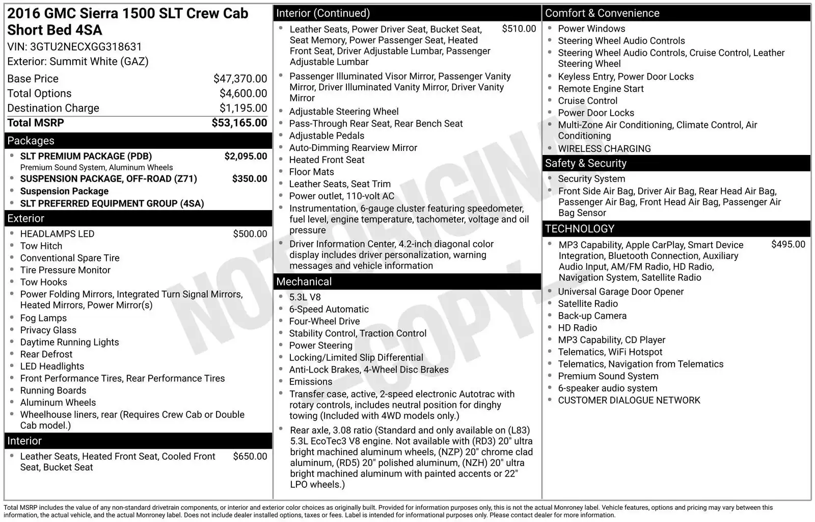 2016 GMC Sierra 4WD Crew Cab Standard Box SLT's photo