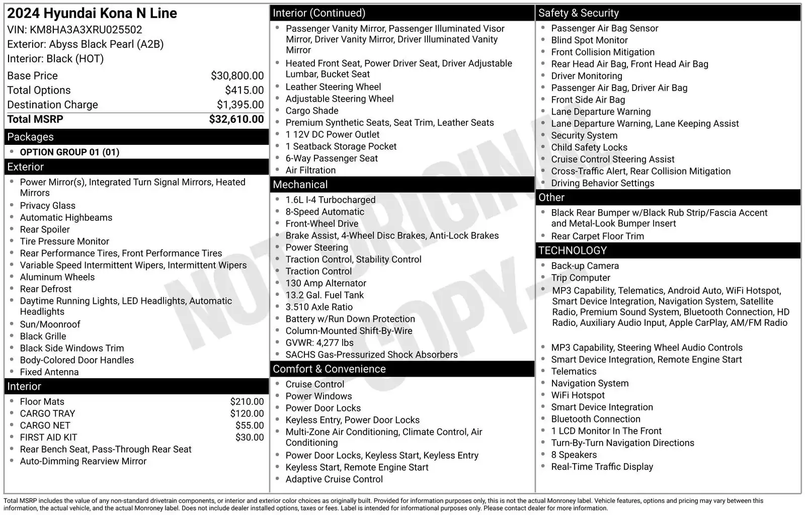 2024 Hyundai Kona N Line Auto's photo