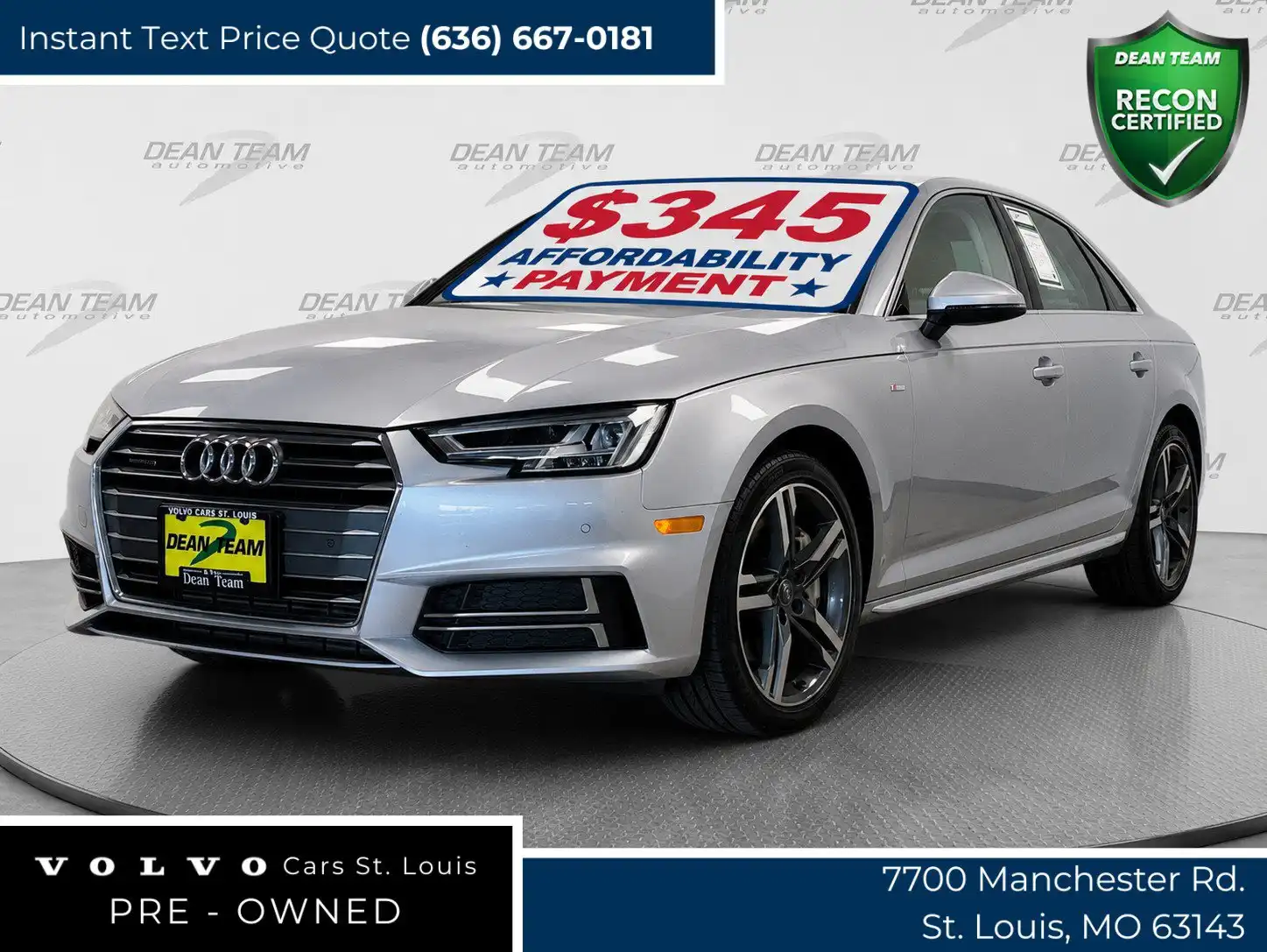2018 Audi A4 2.0T quattro S tronic Premium Plus's photo