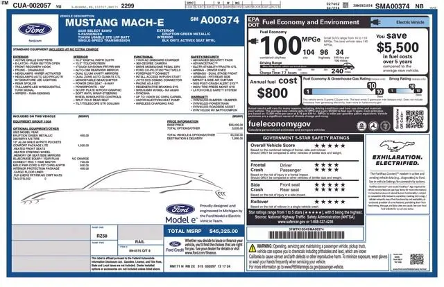 2025 Ford Mustang-Mach-e Select photo 3
