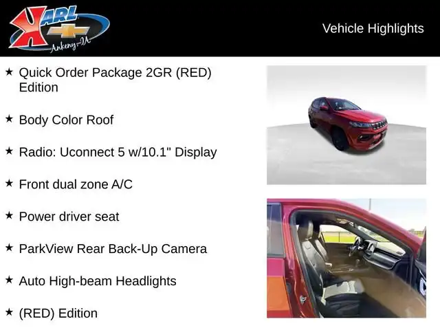 2022 Jeep Compass (RED) Edition 4X4's photo