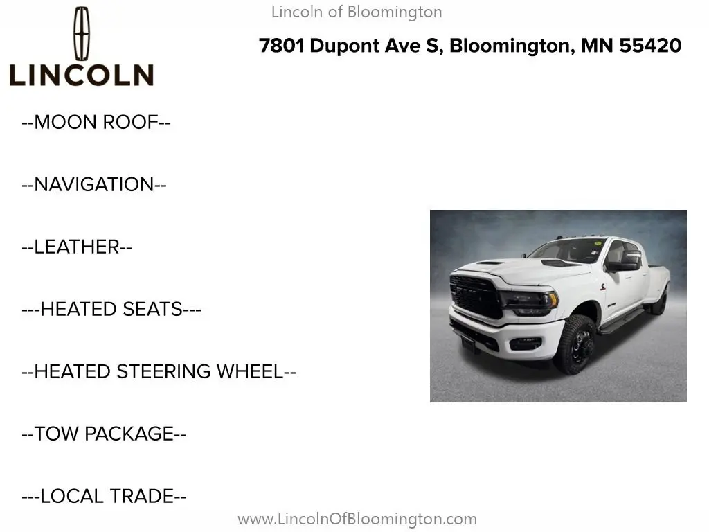 2023 RAM 3500 Limited 4WD Mega Cab photo 5