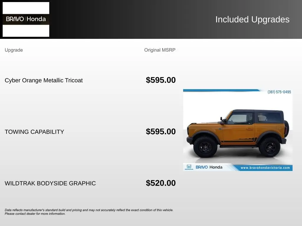 2021 Ford Bronco Wildtrak Advanced 4x4 photo 5