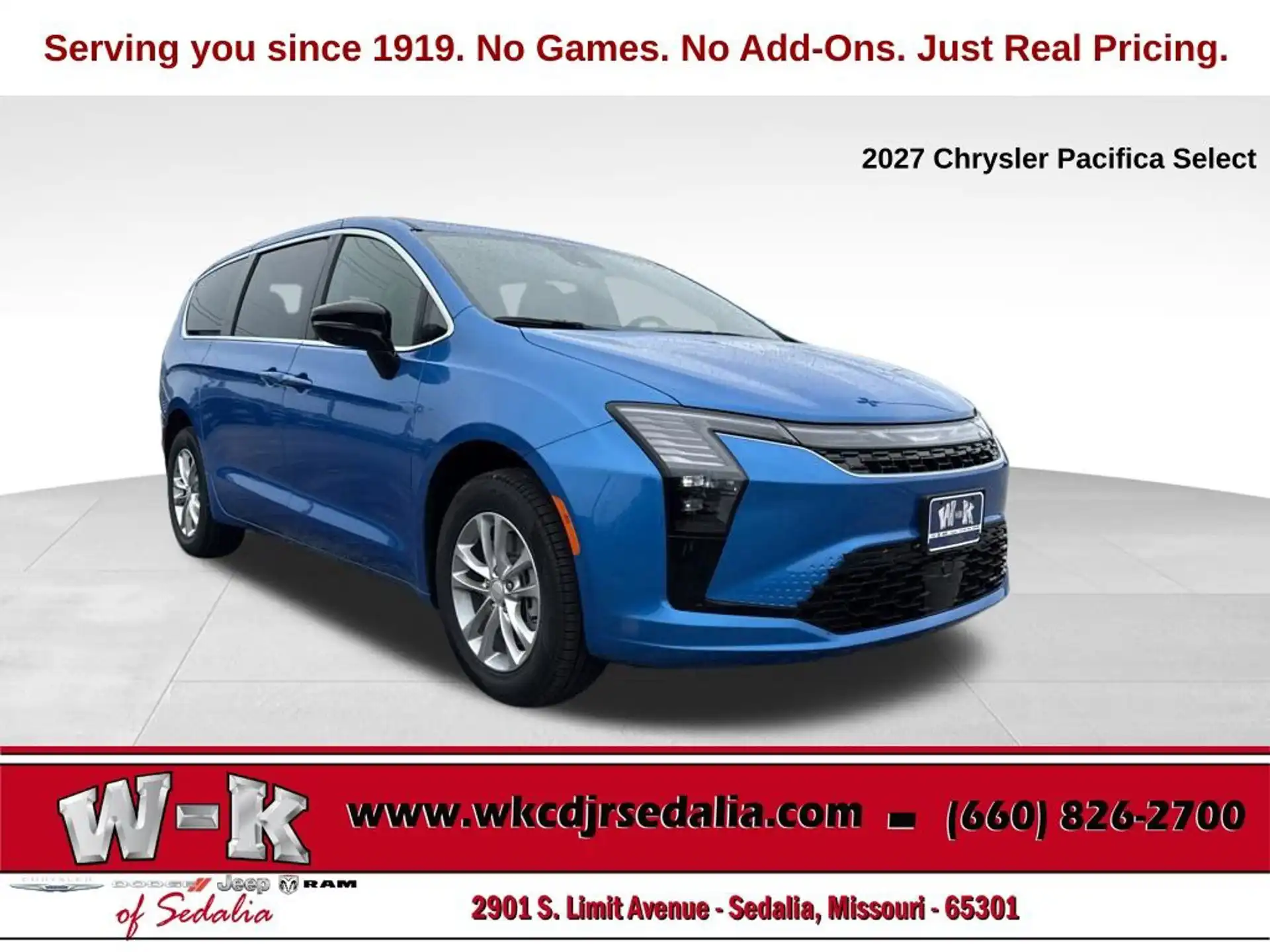 2027 Chrysler Pacifica Select AWD's photo