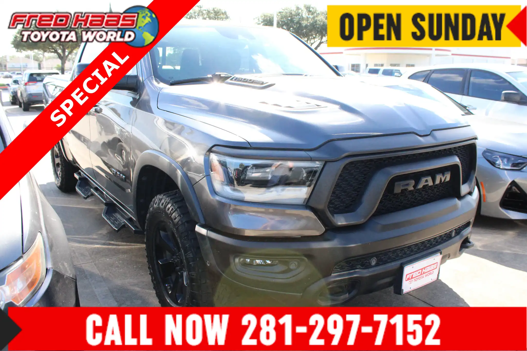 2021 RAM 1500 Rebel 4WD Crew Cab 5'7's photo