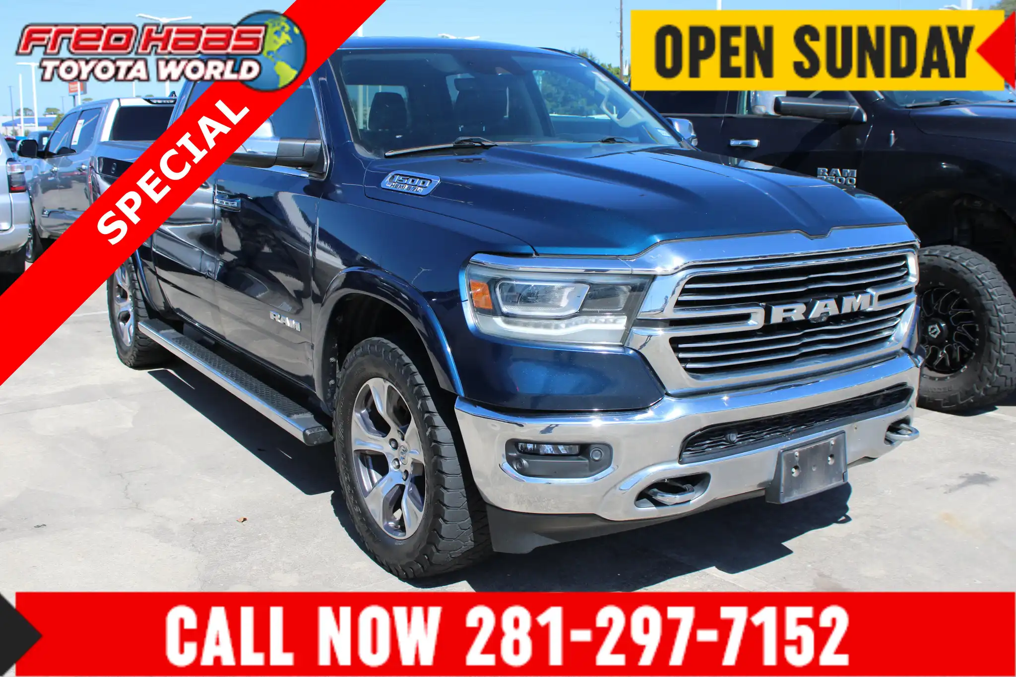 2022 RAM 1500 Laramie 4x4 Crew Cab 5'7's photo