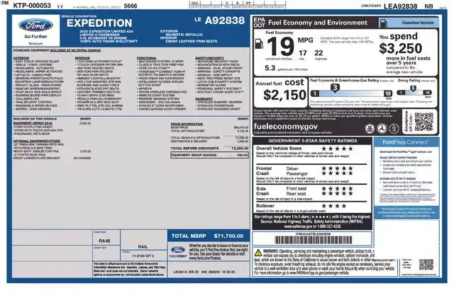 2020 Ford Expedition Limited 4X4's photo