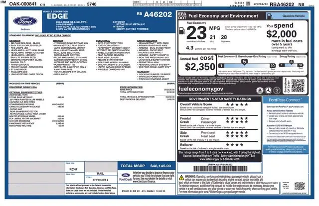 2024 Ford Edge ST-Line AWD photo 5