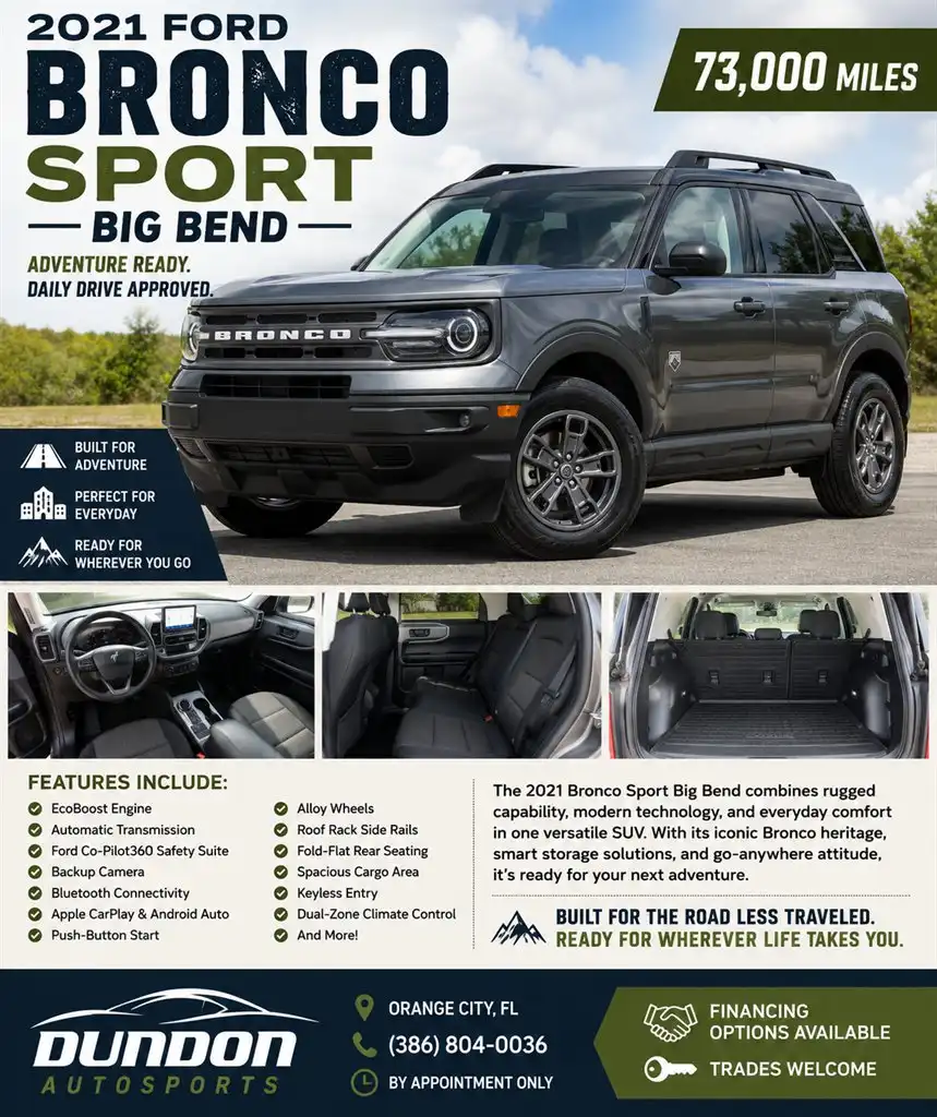 2021 Ford Bronco Sport Big Bend 4X4's photo