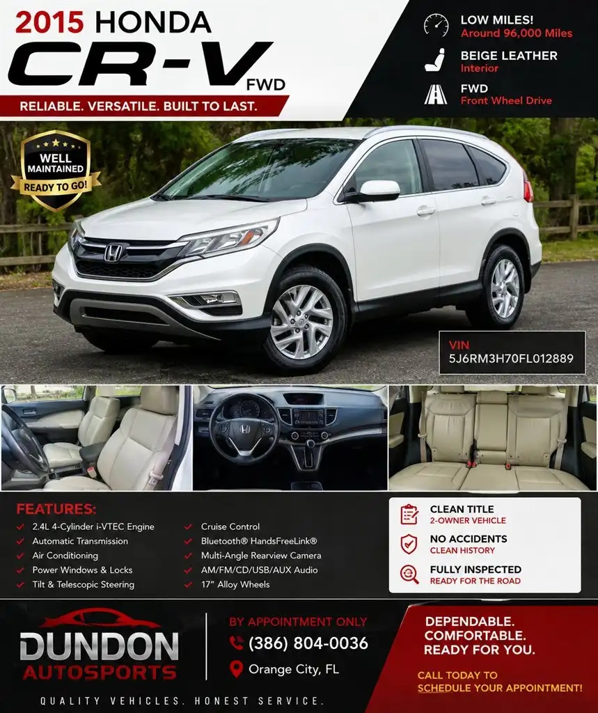 2015 Honda CR-V EX-L 2WD's photo