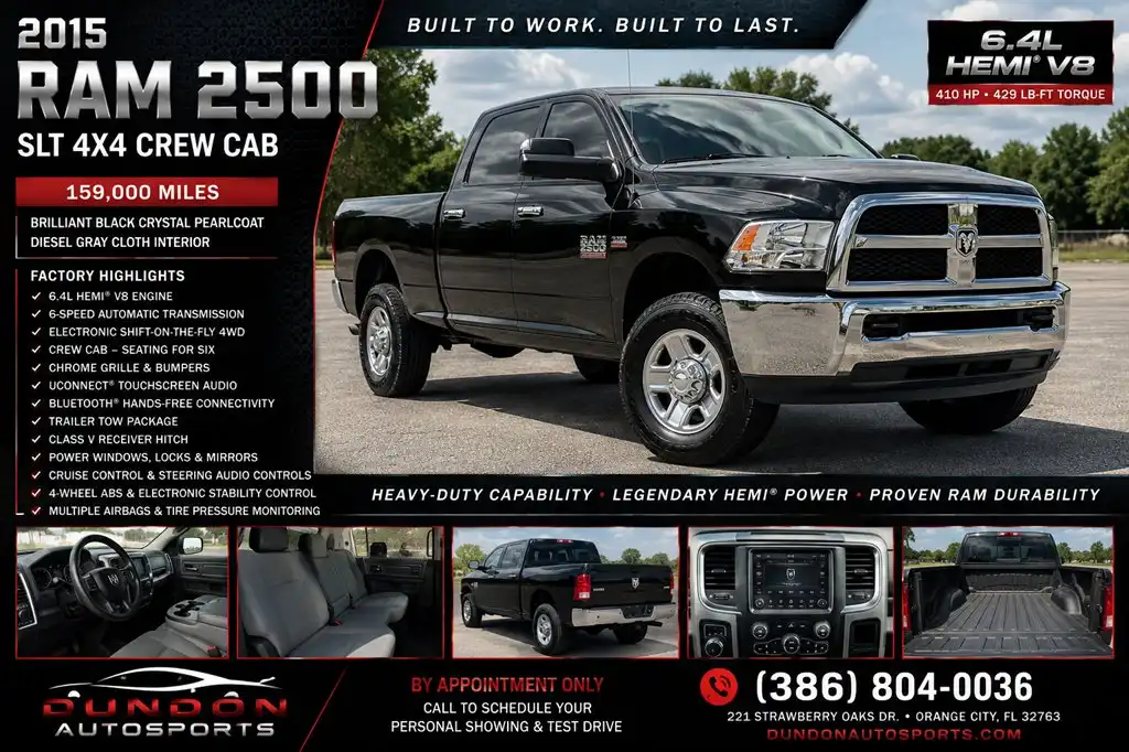 2015 RAM 2500 Big Horn/Lone Star 4X4 Crew Cab SWB's photo