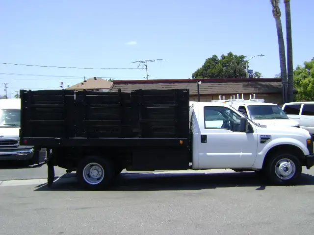 2008 Ford F-350 350 Super Duty Flatbed Stakebed Dump Truck Fully Loaded 1 Owner LOW MILES!'s photo