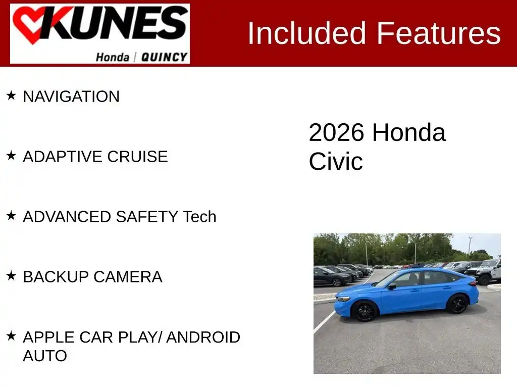 2026 Honda Civic Sport CVT's photo