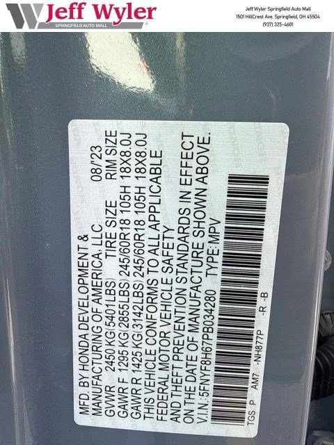 2023 Honda Passport 3.5 TrailSport 4WD Auto's photo