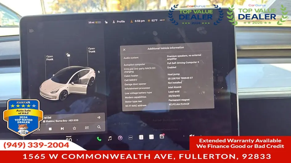 2021 Tesla Model 3 Standard Range Plus photo 3