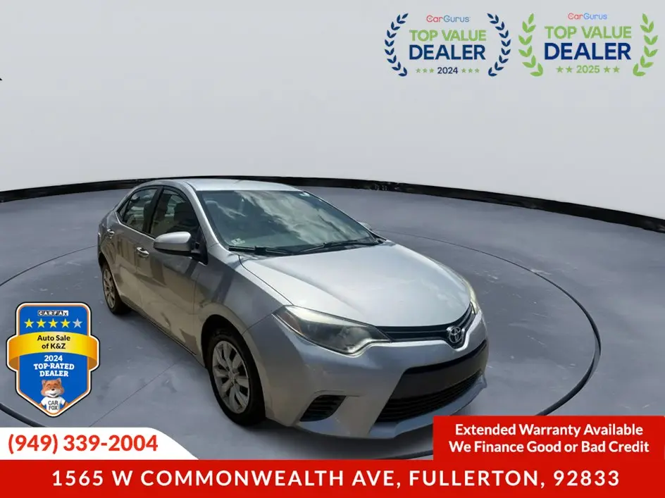 2016 Toyota Corolla LE AT photo 3