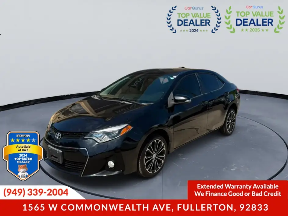 2014 Toyota Corolla S Plus AT photo 1