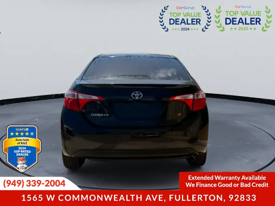 2014 Toyota Corolla S Plus AT photo 4